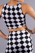 CHECK (2-piece skirt set)