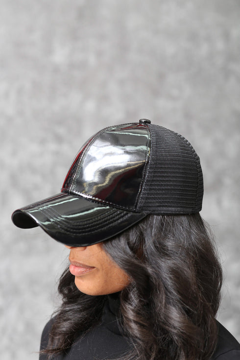 VIP (patent leather trucker)