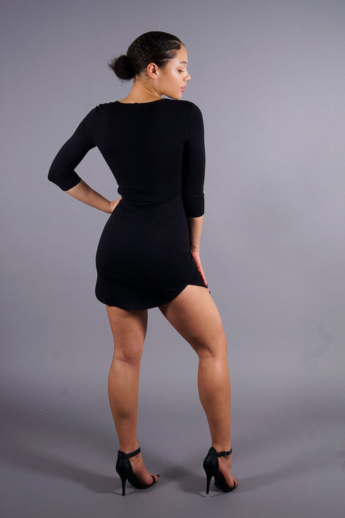 PEEK-A-BOO (mini dress)