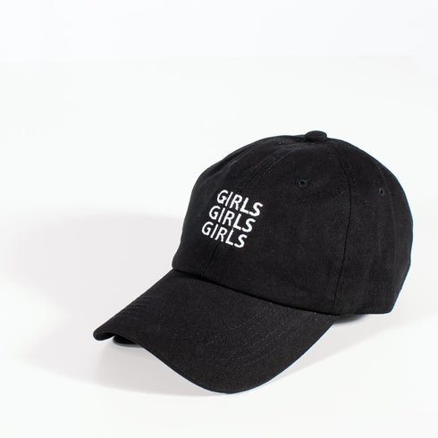GIRLS GIRLS GIRLS (strapback cap)