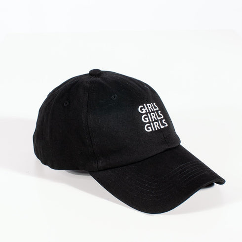 GIRLS GIRLS GIRLS (strapback cap)